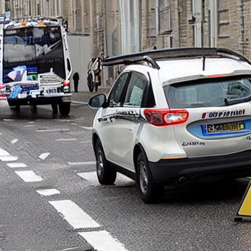 Polizeibericht Verkehrsunfall zwischen mehreren Fahrzeugen